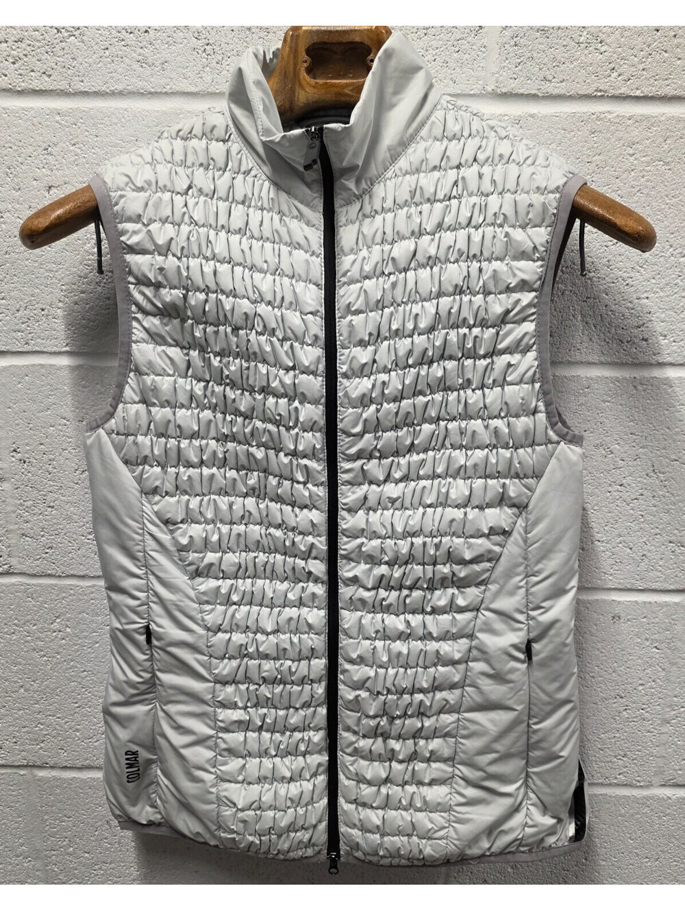 Colmar Quilted Puffer Vest Women’s Perla Full Zip Athletic Ski Jacket Nylon M
